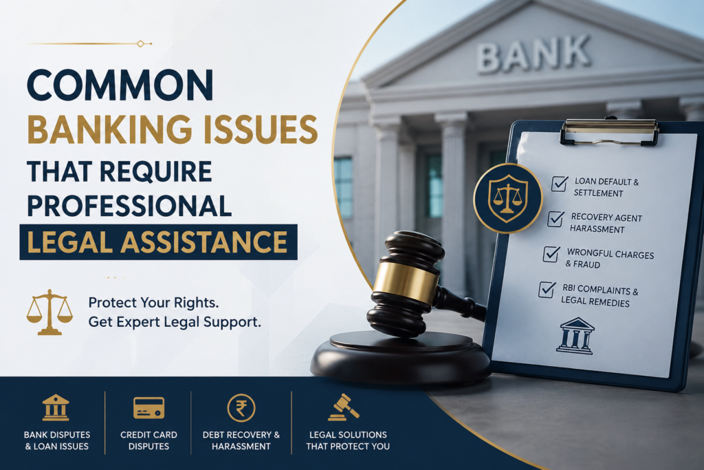 Common Banking Issues That Require Professional Legal Assistance