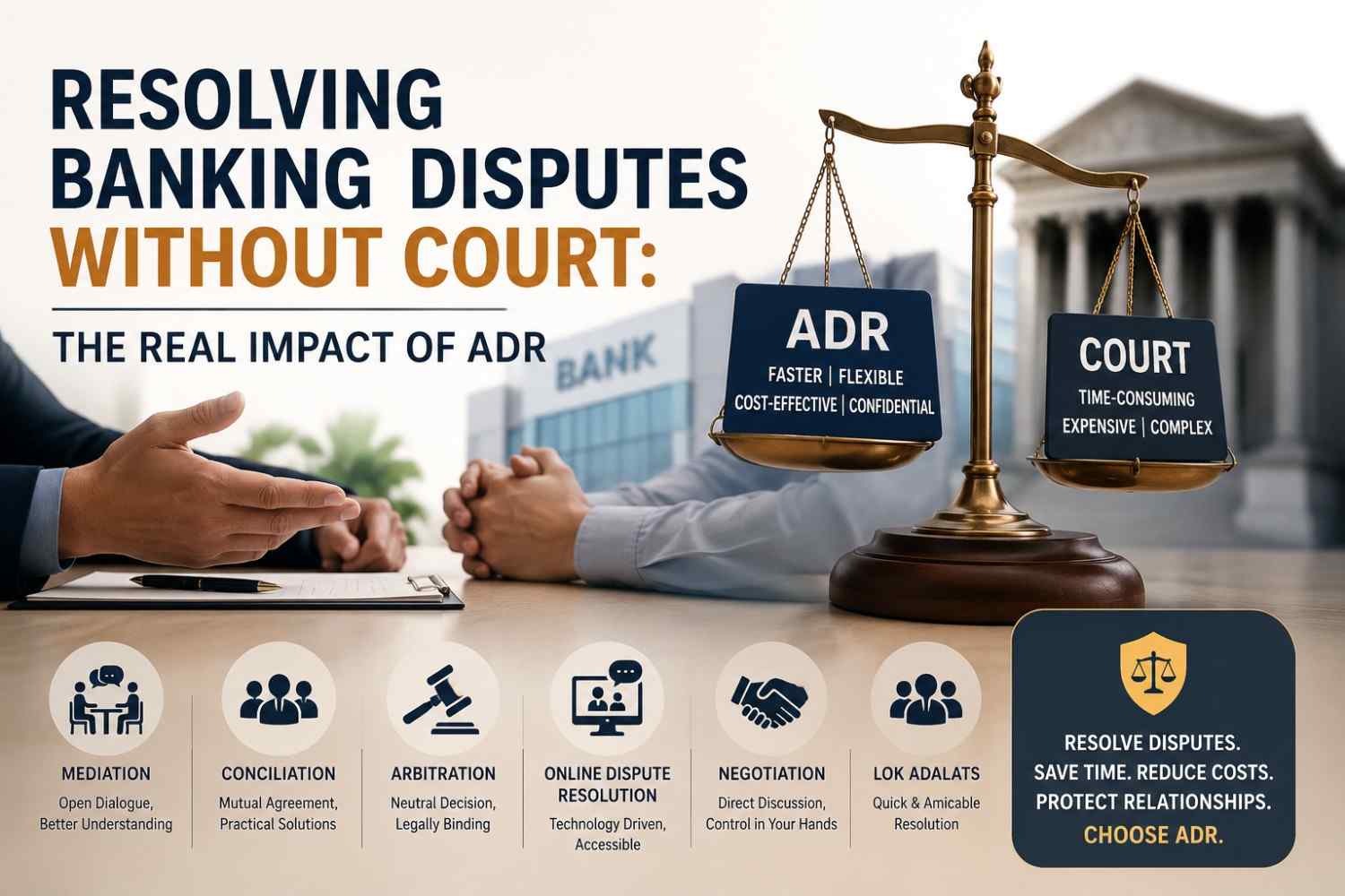 Resolving Banking Disputes Without Court The Real Impact of ADR