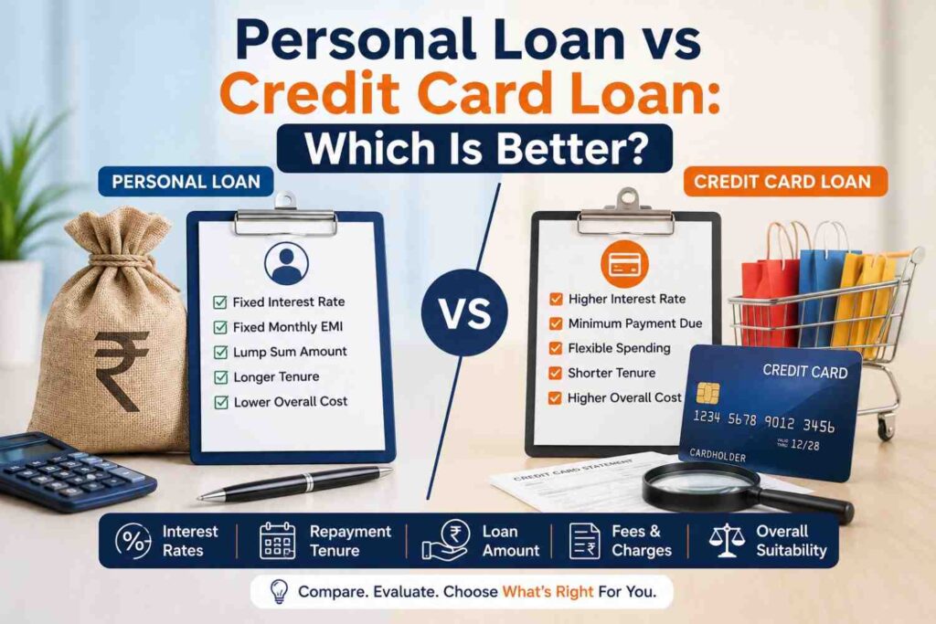 Personal Loan vs Credit Card Loan Which Is Better